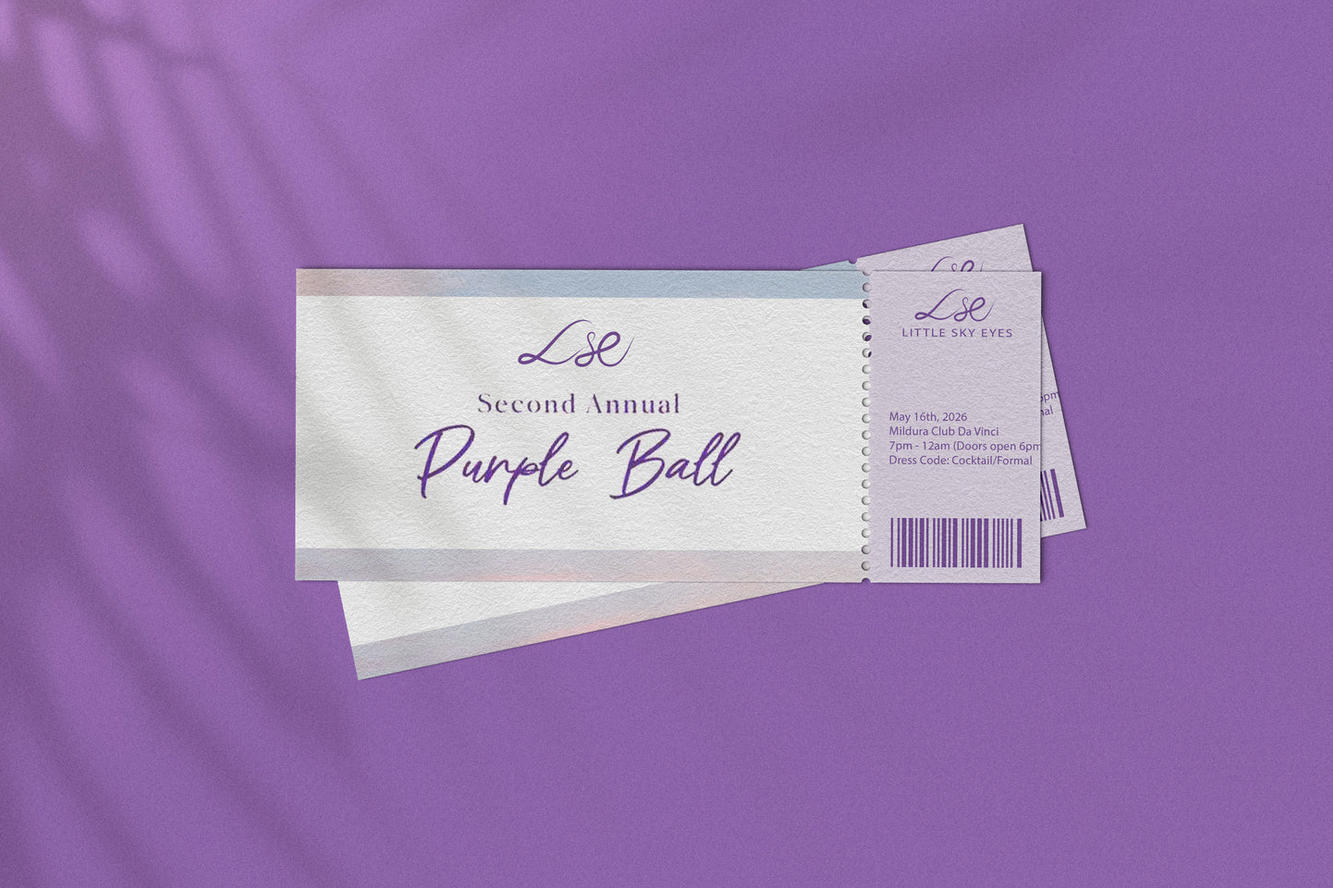 Purple Ball 2026 fundraising gala poster
