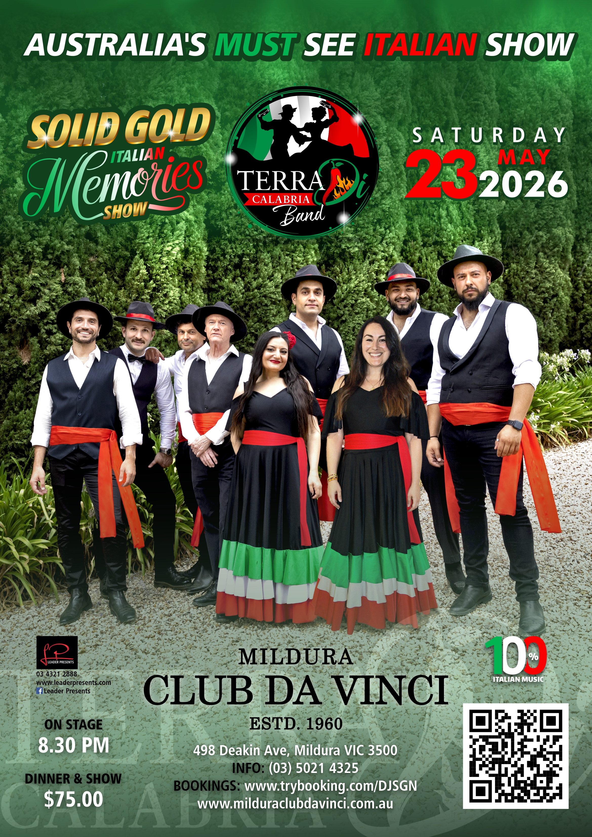 Solid Gold Italian Memories Show poster